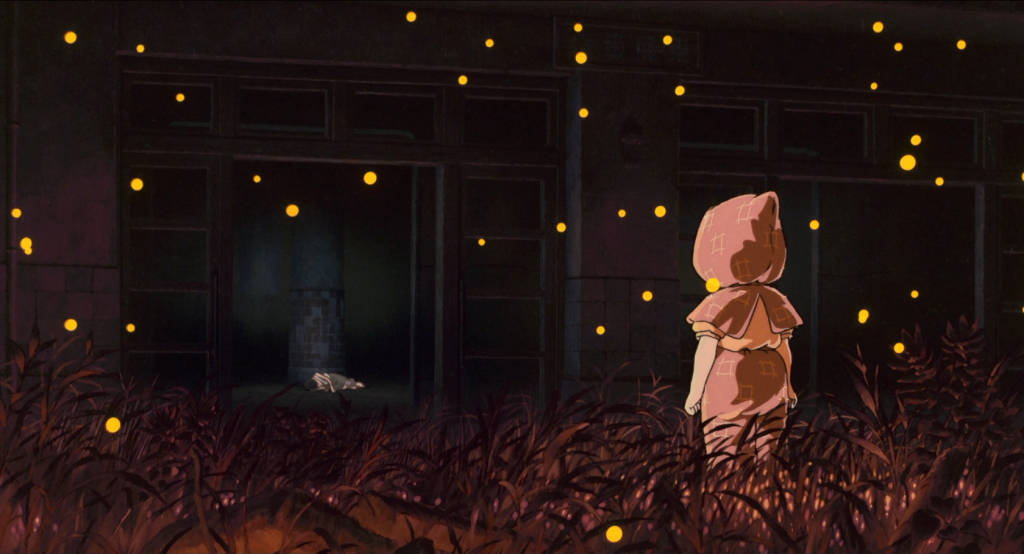 Grave Of The Fireflies Train Scene Wallpaper