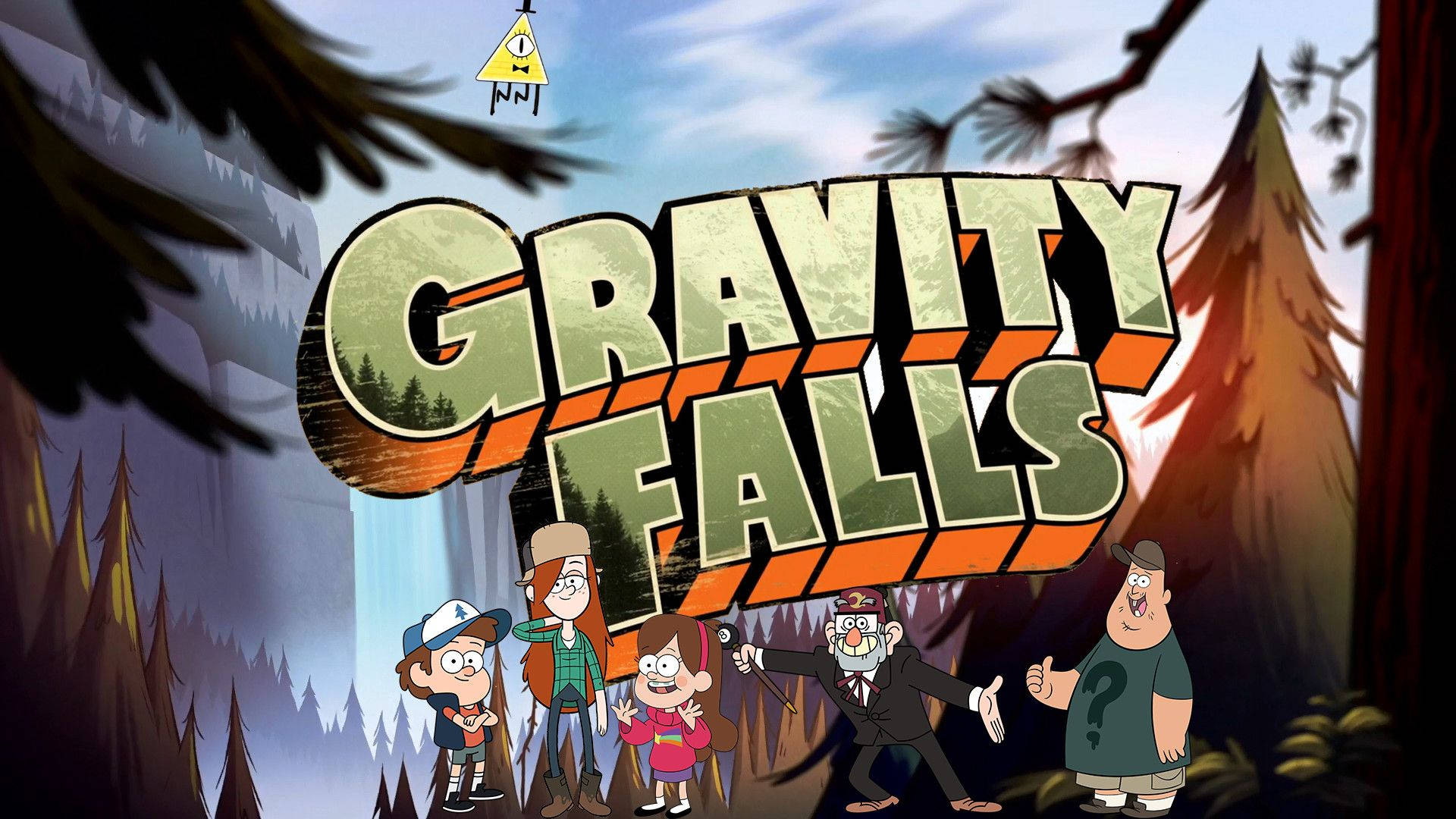 Gravity Falls Twins Dipper And Mabel At Mystery Shack Wallpaper