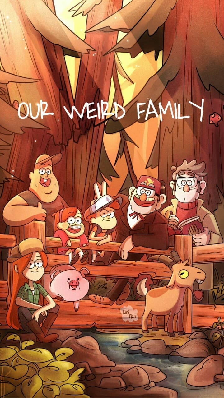 Gravity Falls Weird Family Wallpaper