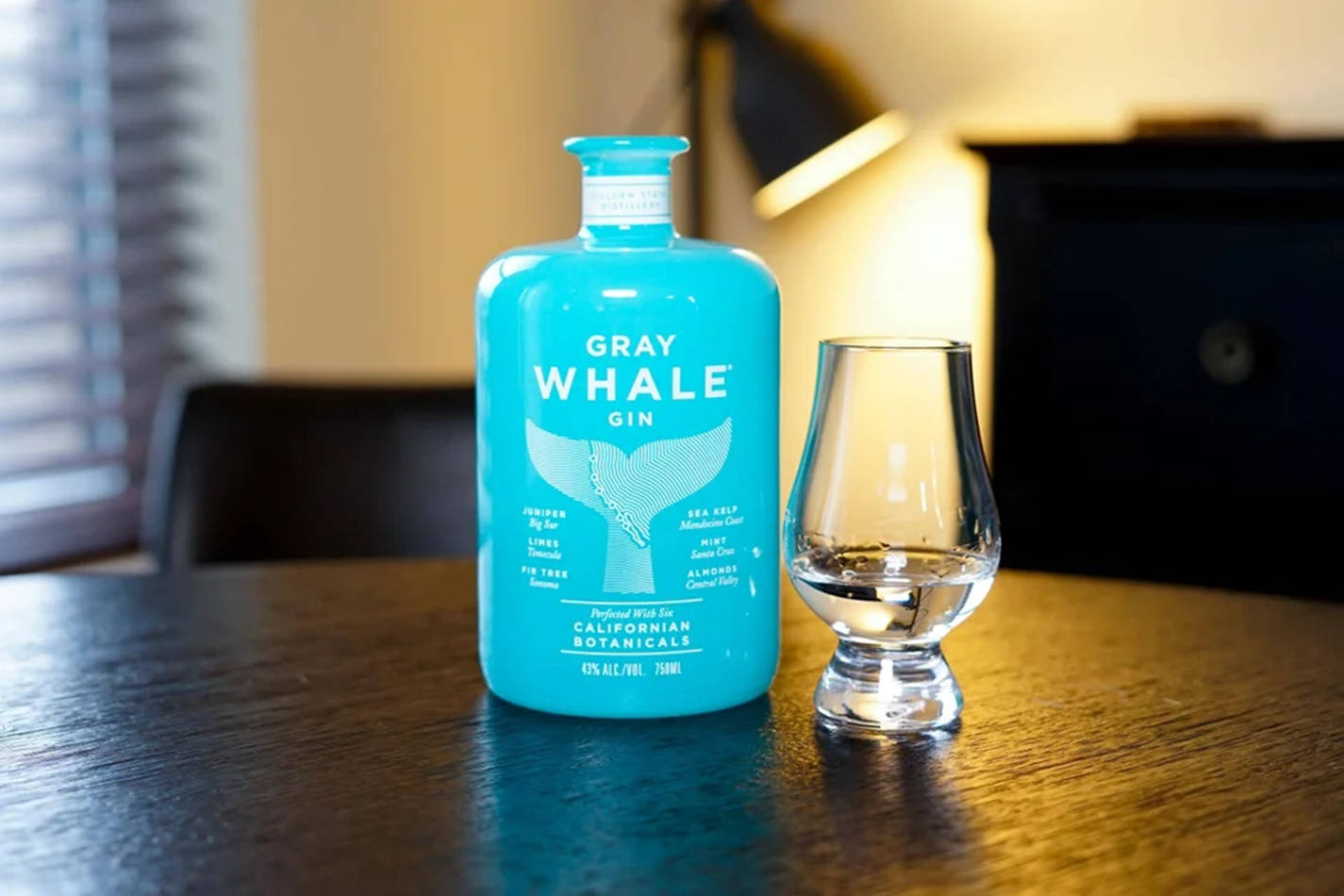 Gray Whale Gin Glass Wallpaper