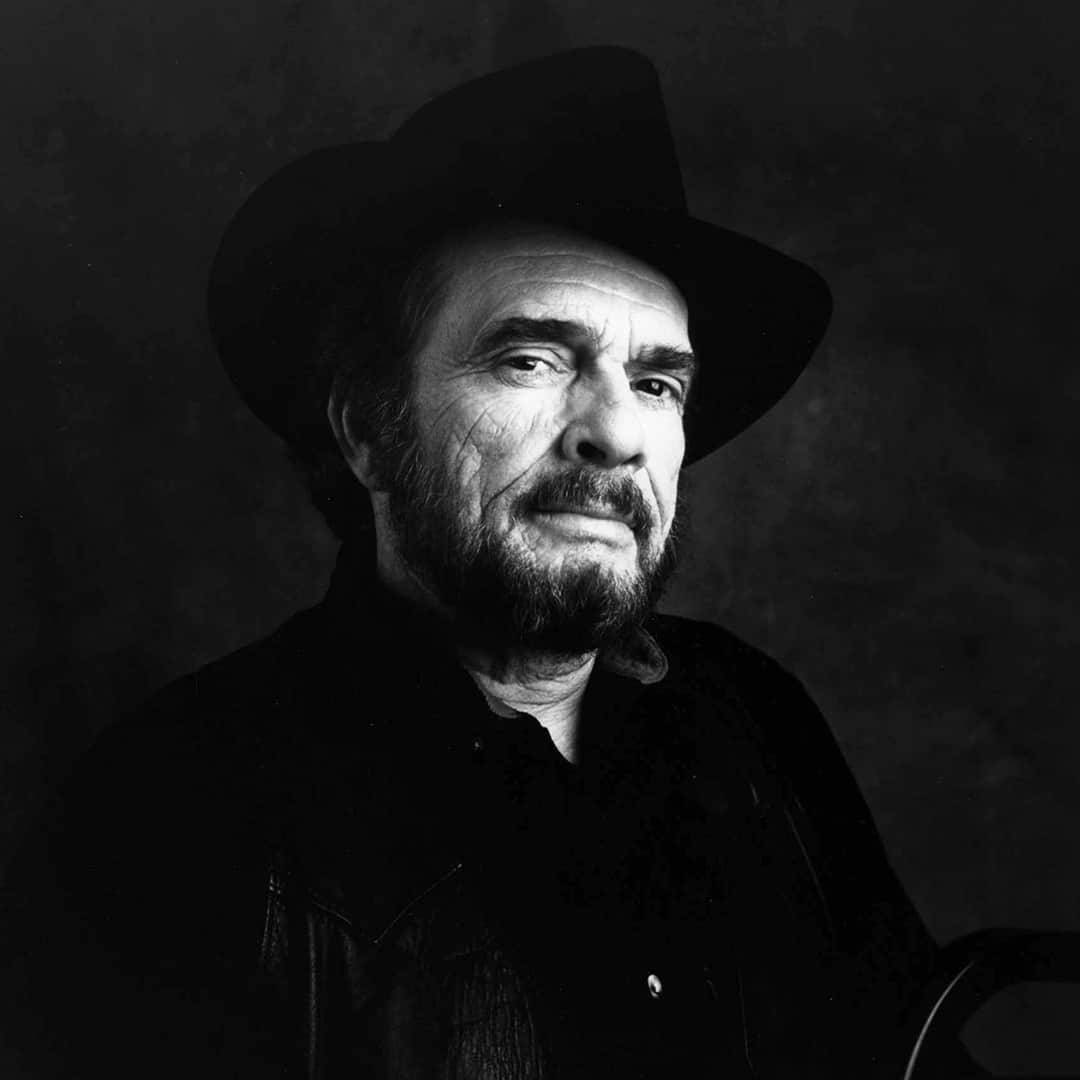 Greatest Music Artist Merle Haggard Portrait Wallpaper