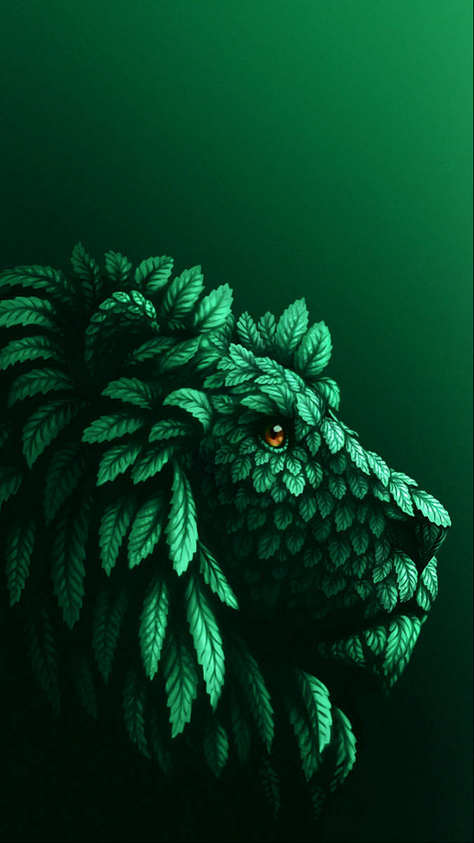 Green Lion Ios 6 Wallpaper