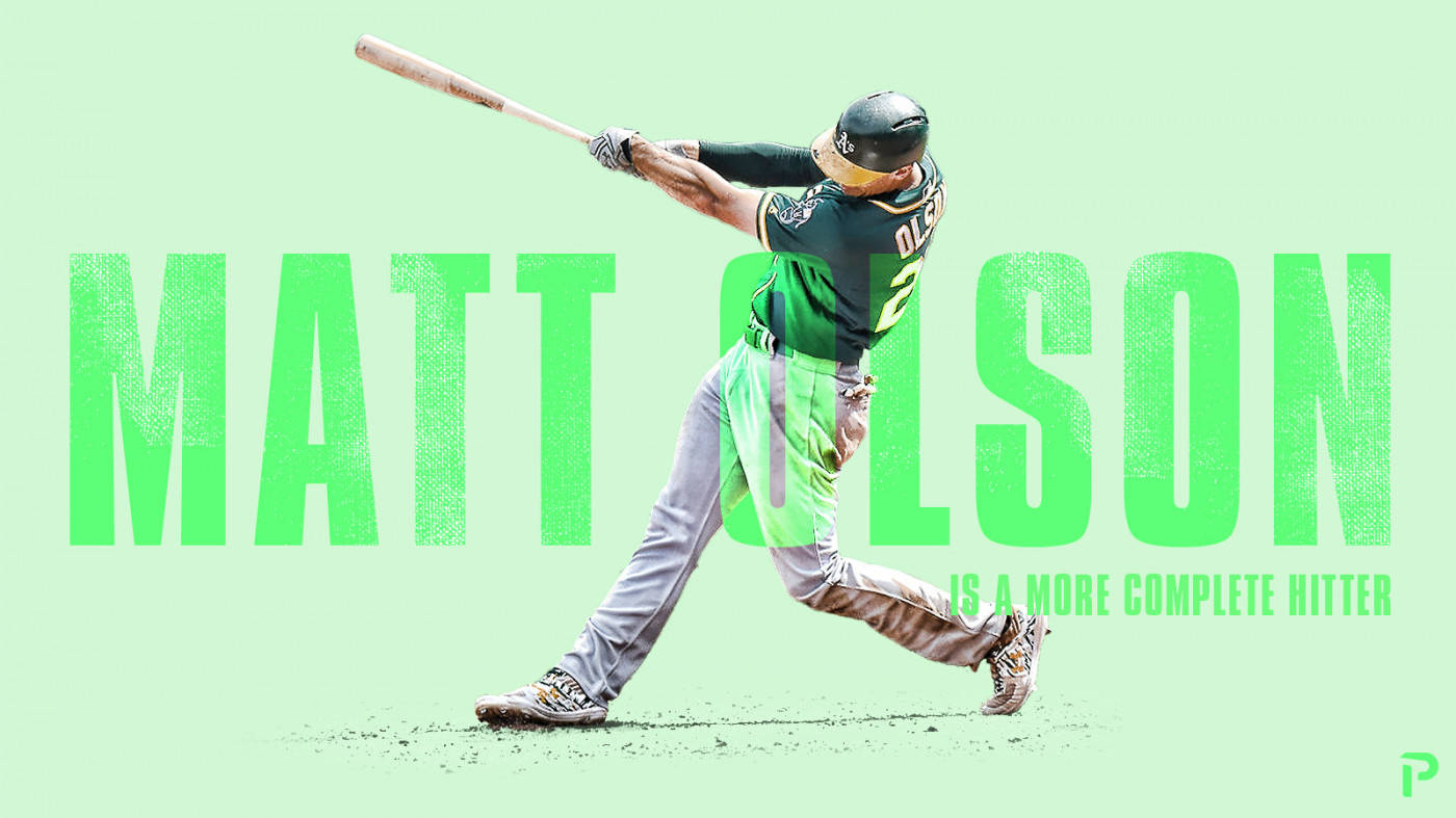 Green Matt Olson Wallpaper