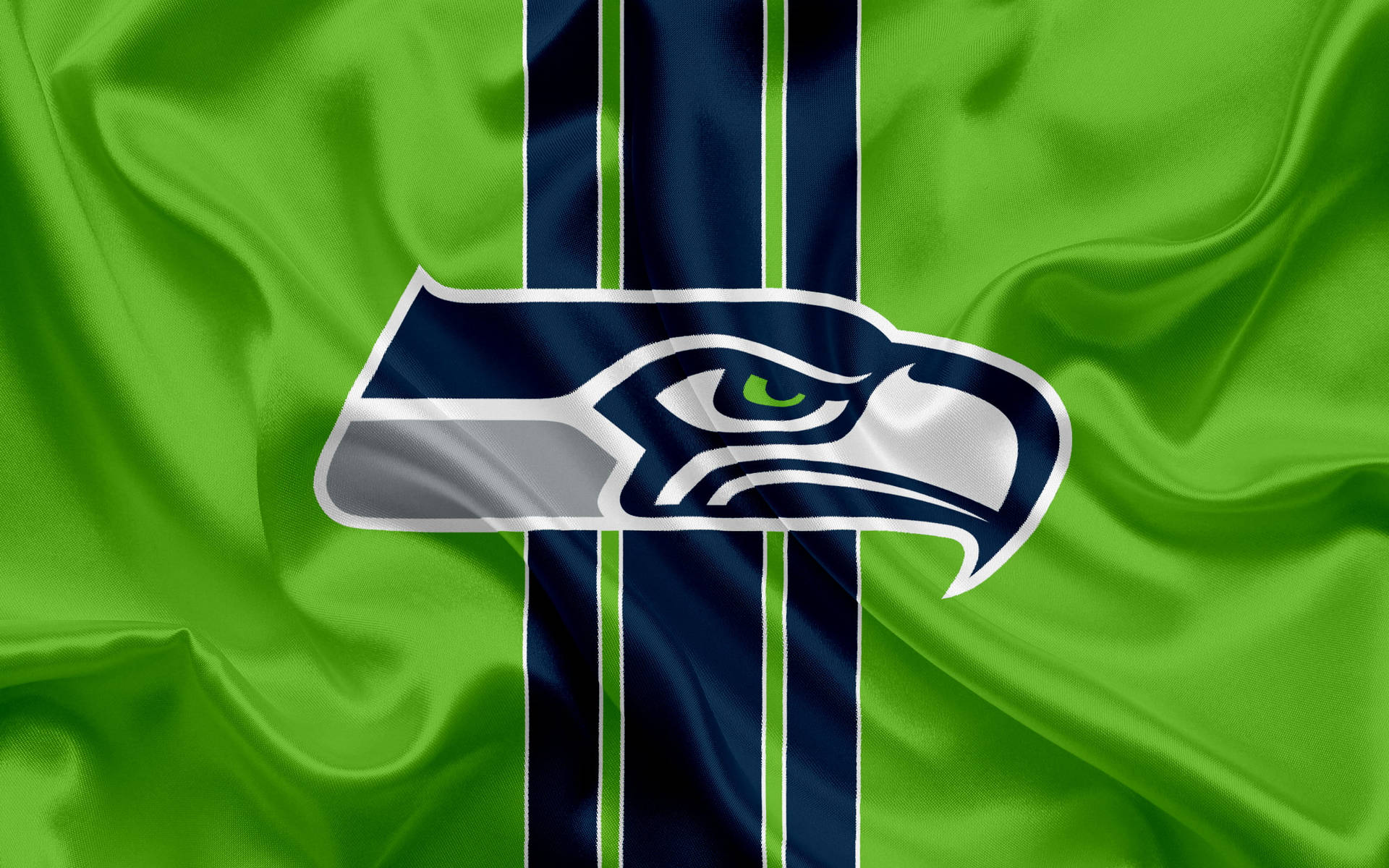 Green Seattle Seahawks Nfl Team Logo Wallpaper