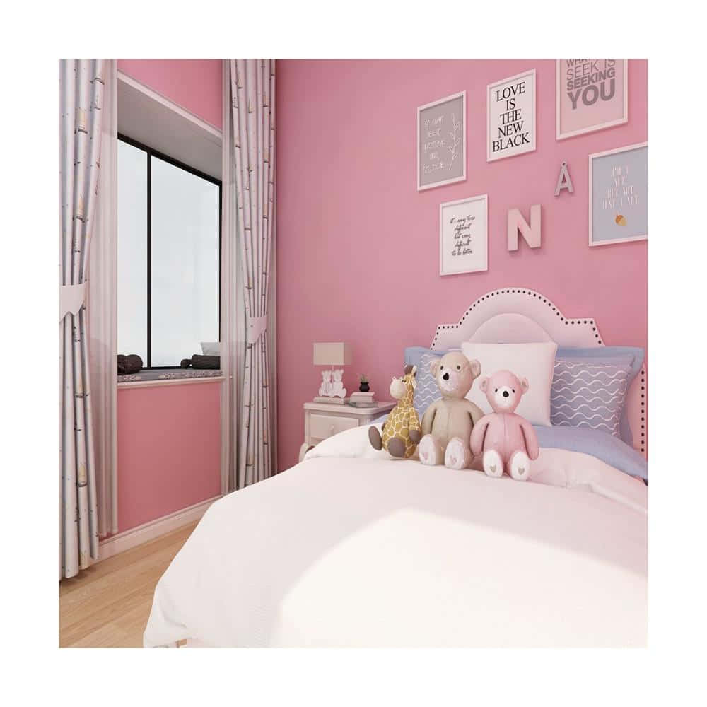 Grey And Pink Flowers Create A Beautiful Contrast Wallpaper