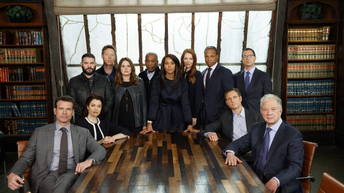 Group Photo Featuring The Cast Of Scandal Wallpaper