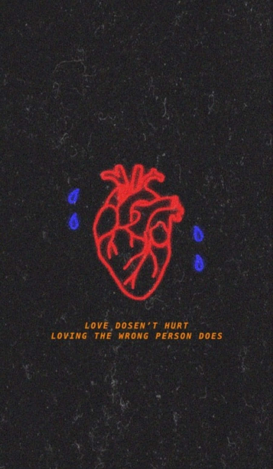Grunge Tumblr Aesthetic Brokenhearted Quote Wallpaper