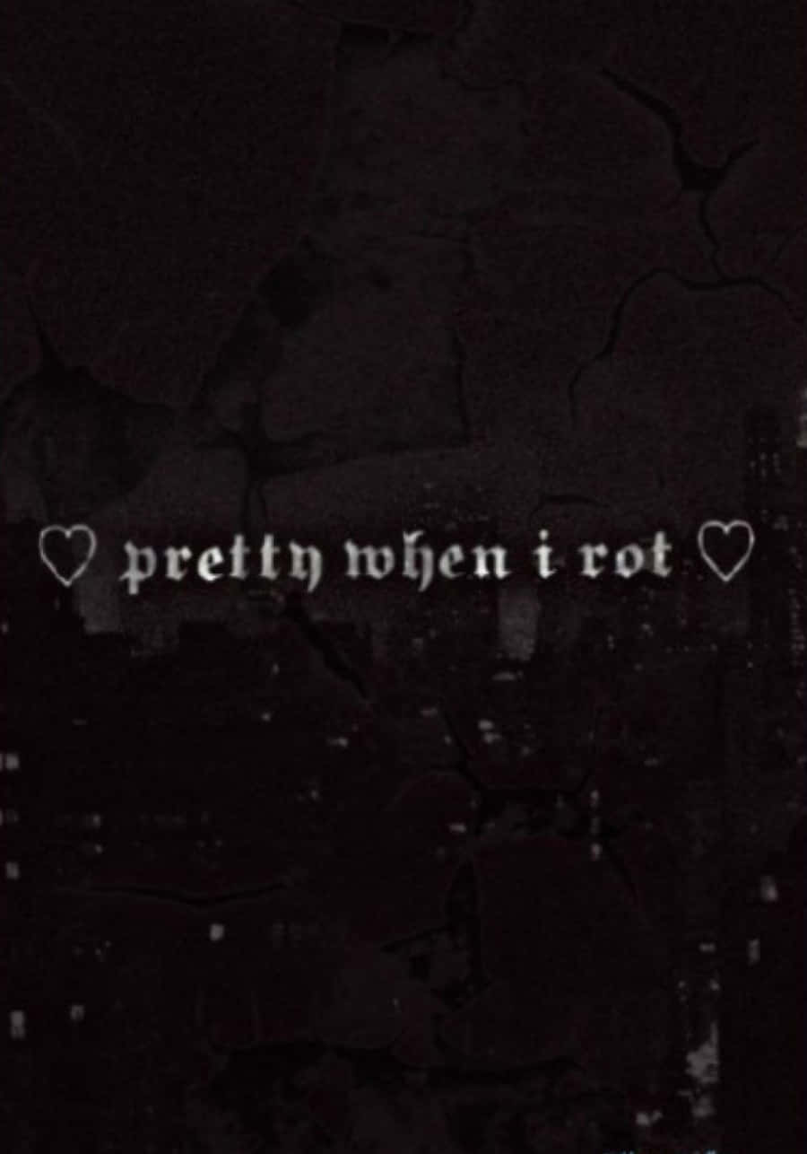 Grunge Tumblr Aesthetic Gothic Typography Wallpaper