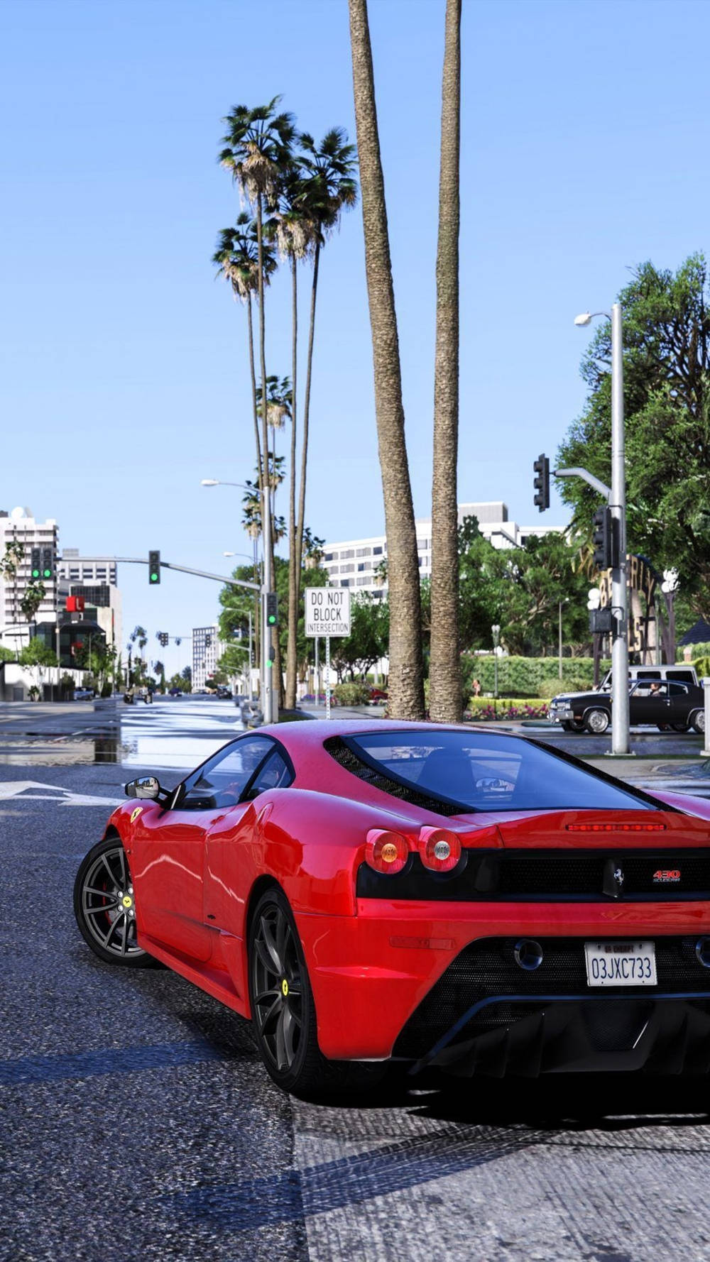 Gta 5 Phone Red Ferrari F430 Wallpaper