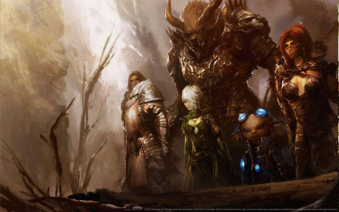 Guild Wars 2 Tyria Protectors Wallpaper