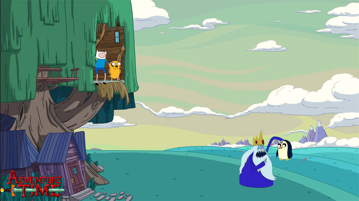 Gunter Adventure Time Carried Wallpaper