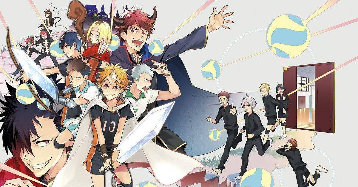 Haikyuu Characters Having Fun Desktop Wallpaper