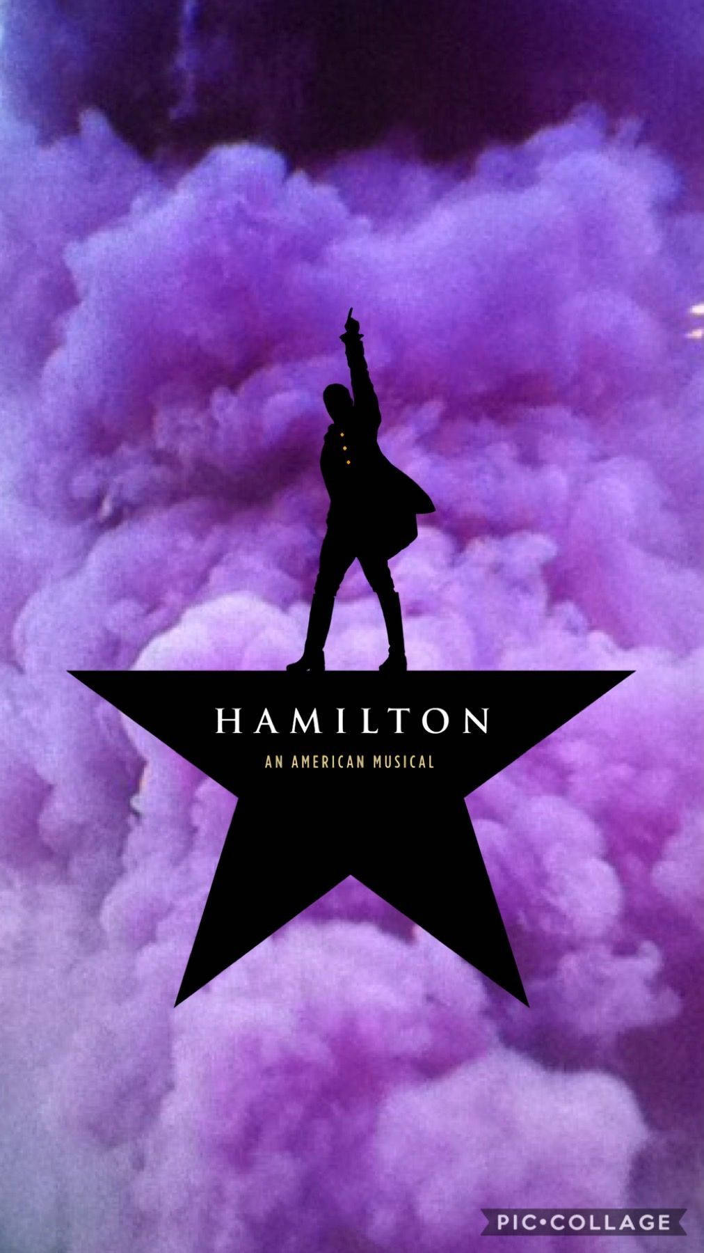Hamilton Purple Clouds Poster Wallpaper