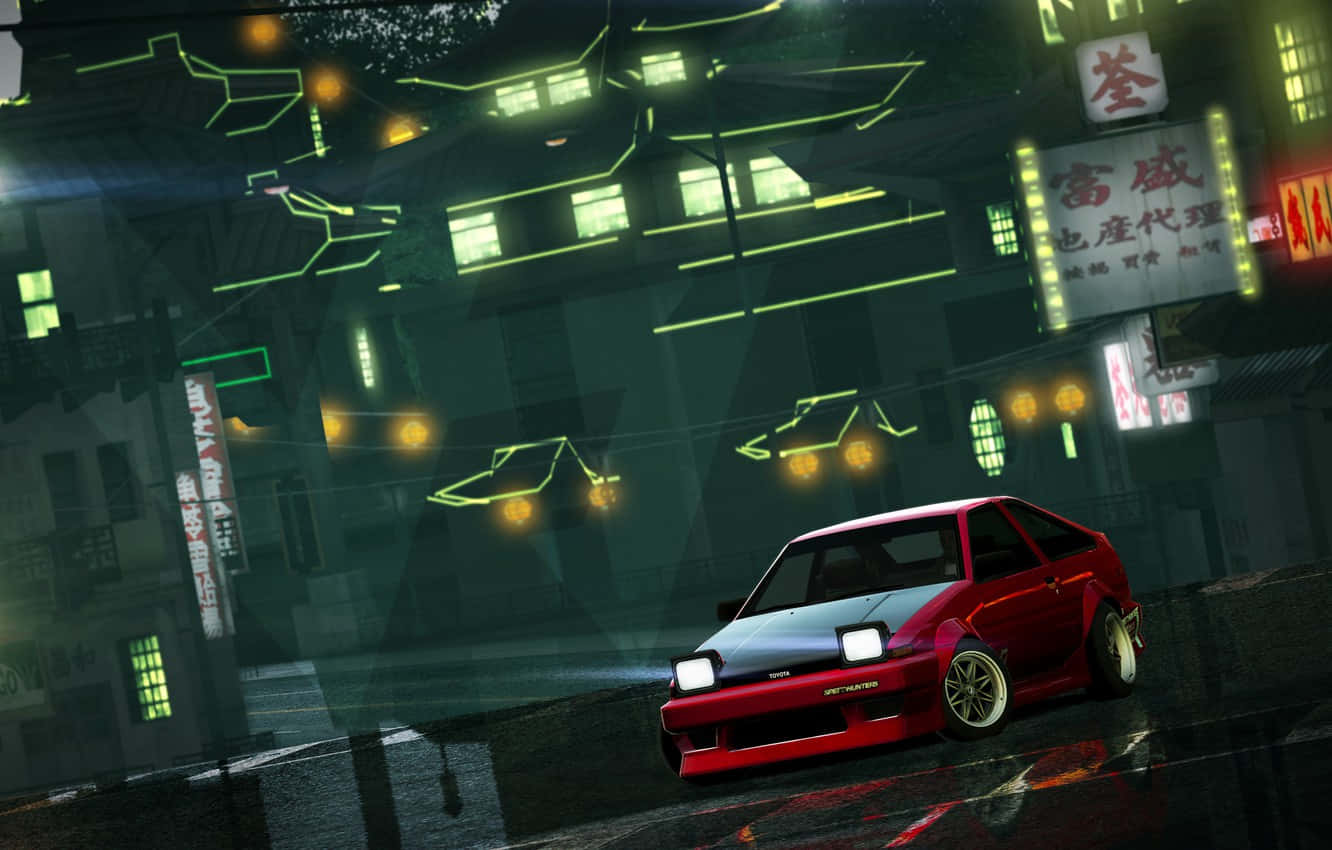 Happiness Is Behind The Wheel Of An Ae86 Wallpaper