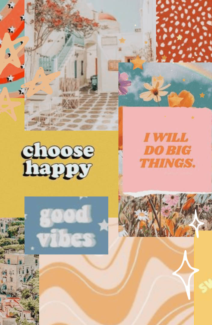 Happy Aesthetic Vibes Wallpaper