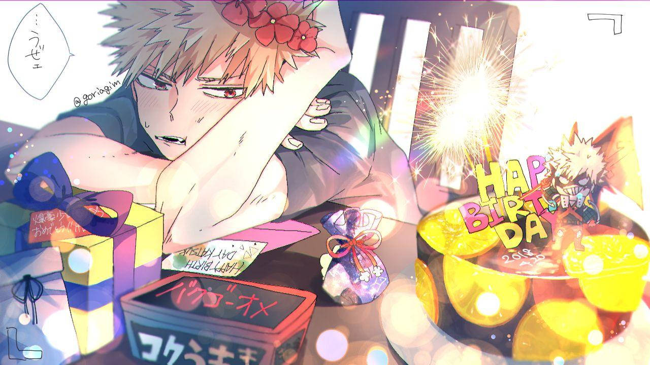 Happy Birthday Bakugou Wallpaper