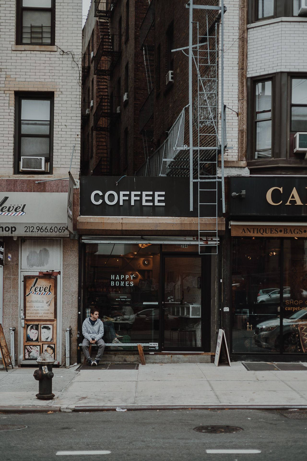 Happy Bones Cafe New York City Wallpaper