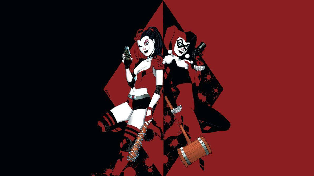 Harley Quinn Red Wallpaper