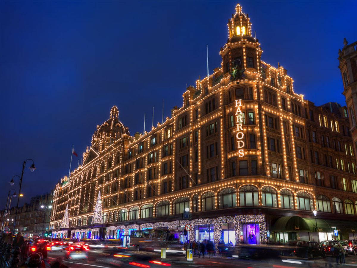 Harrods City Lights Wallpaper