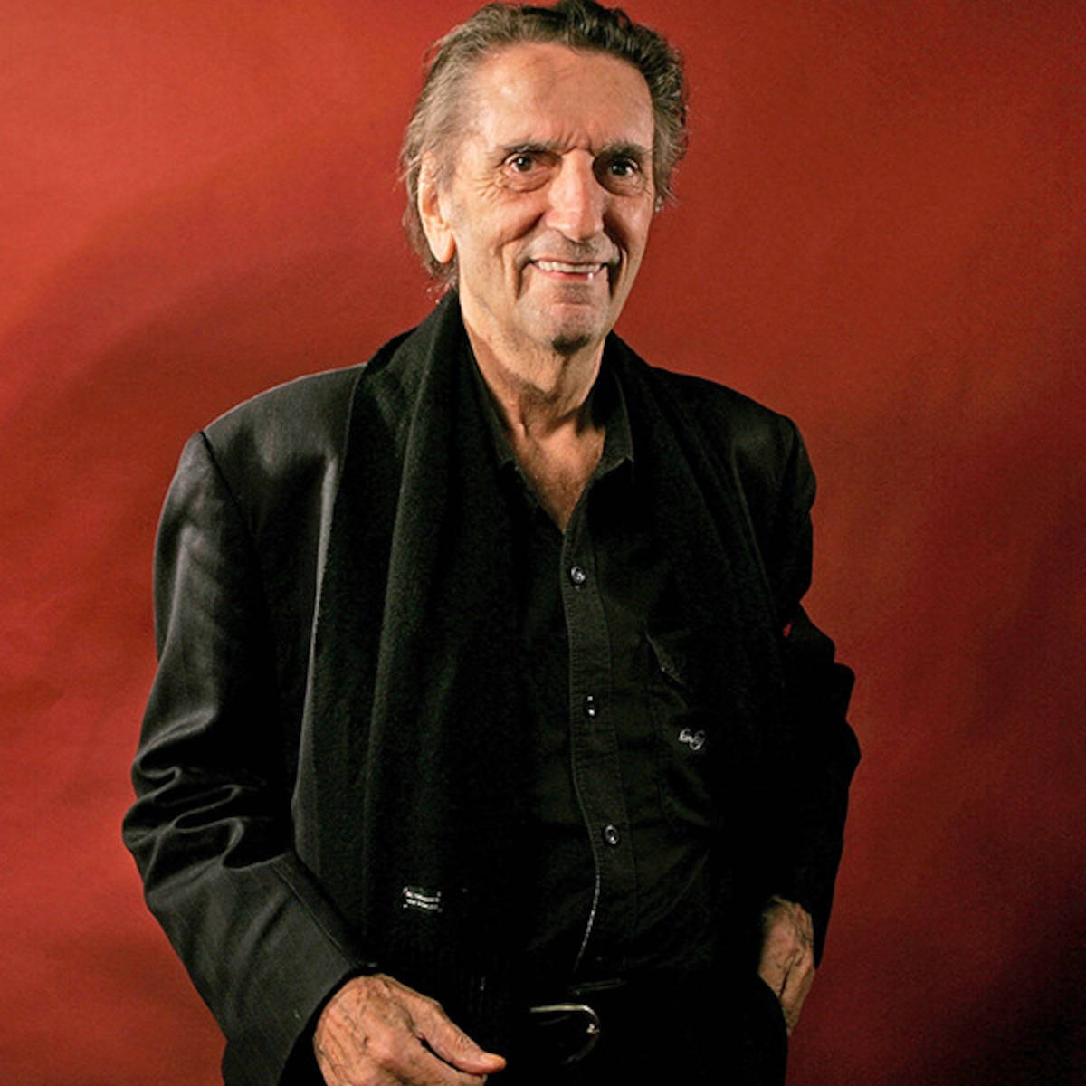 Harry Dean Stanton Formal Profile Photoshoot Wallpaper