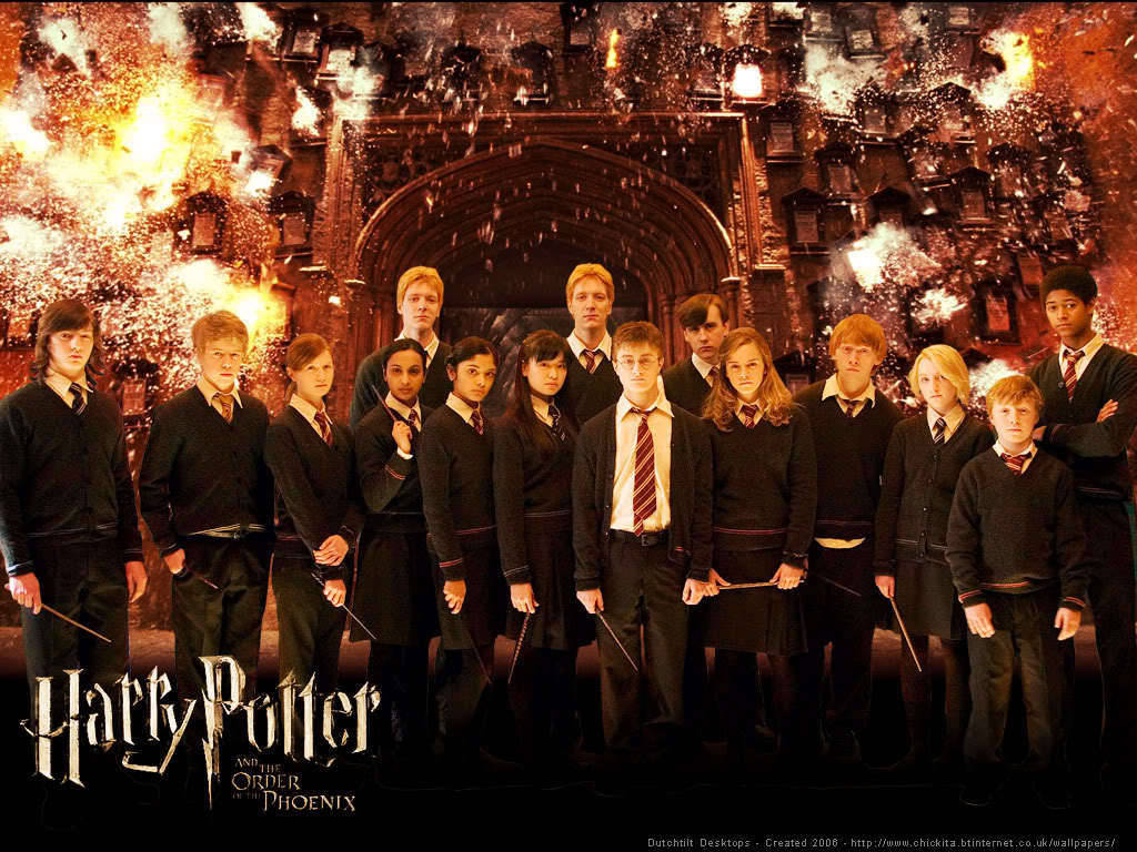 Harry Potter Gryffindor Students Wallpaper