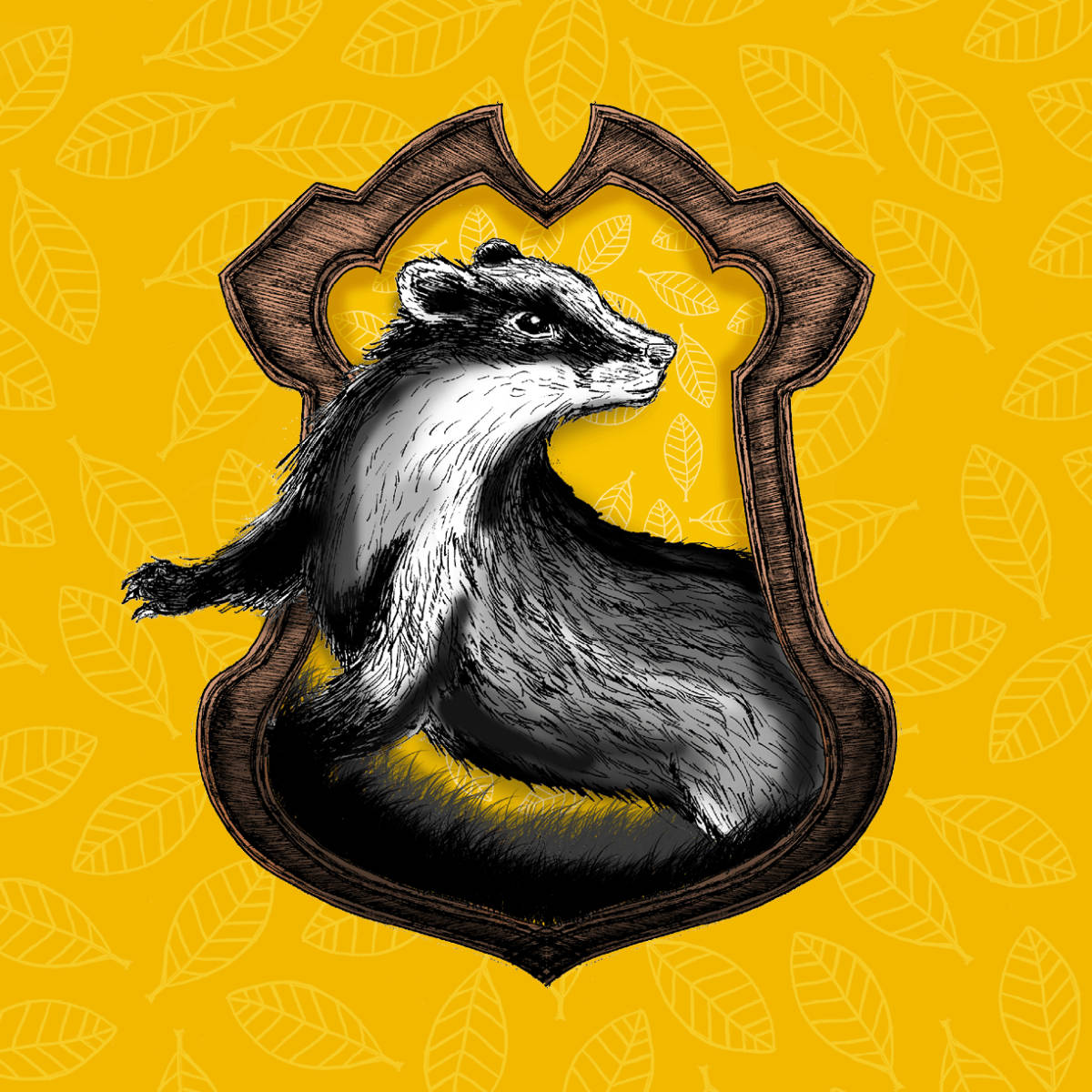 Harry Potter Hufflepuff Logo Wallpaper