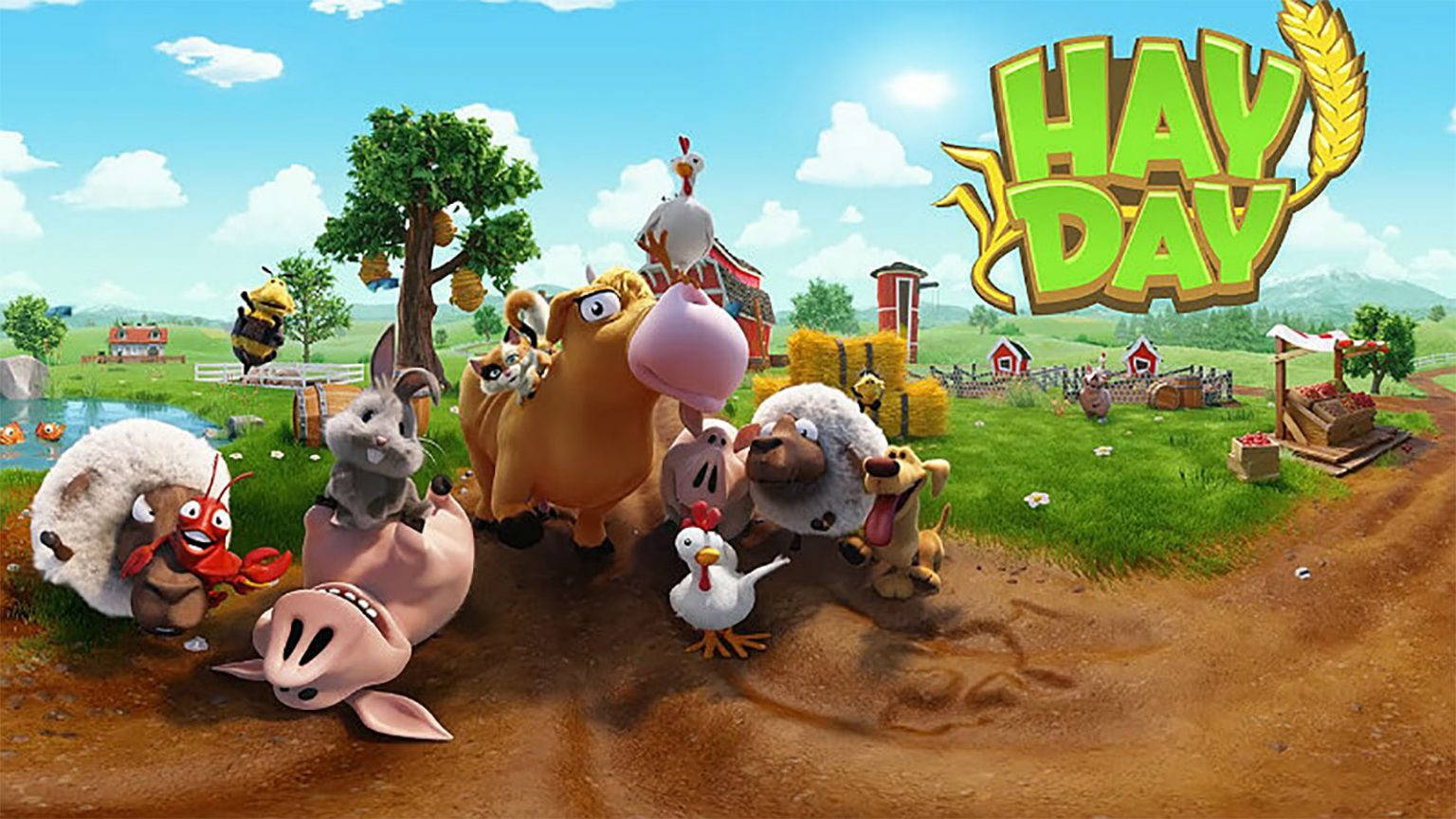 Hay Day The Farm Animals Wallpaper
