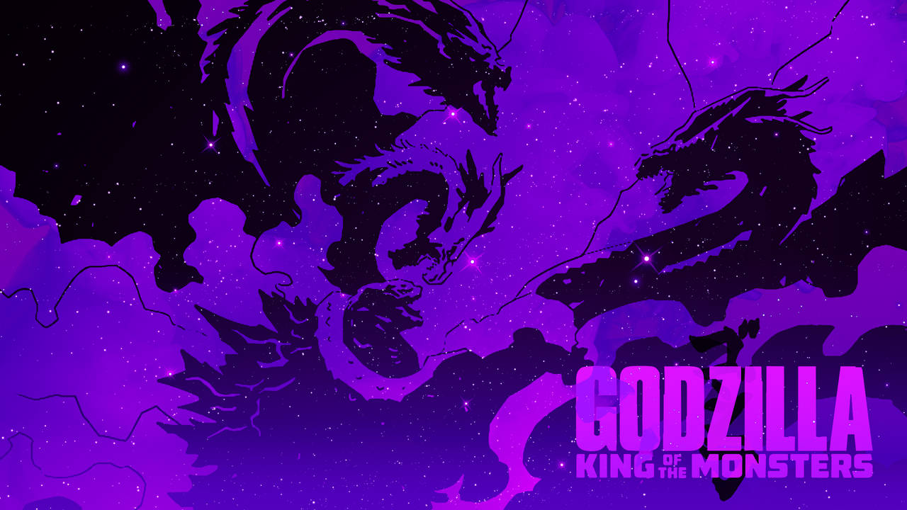 Hd Aesthetic Art Godzilla King Of The Monsters Wallpaper