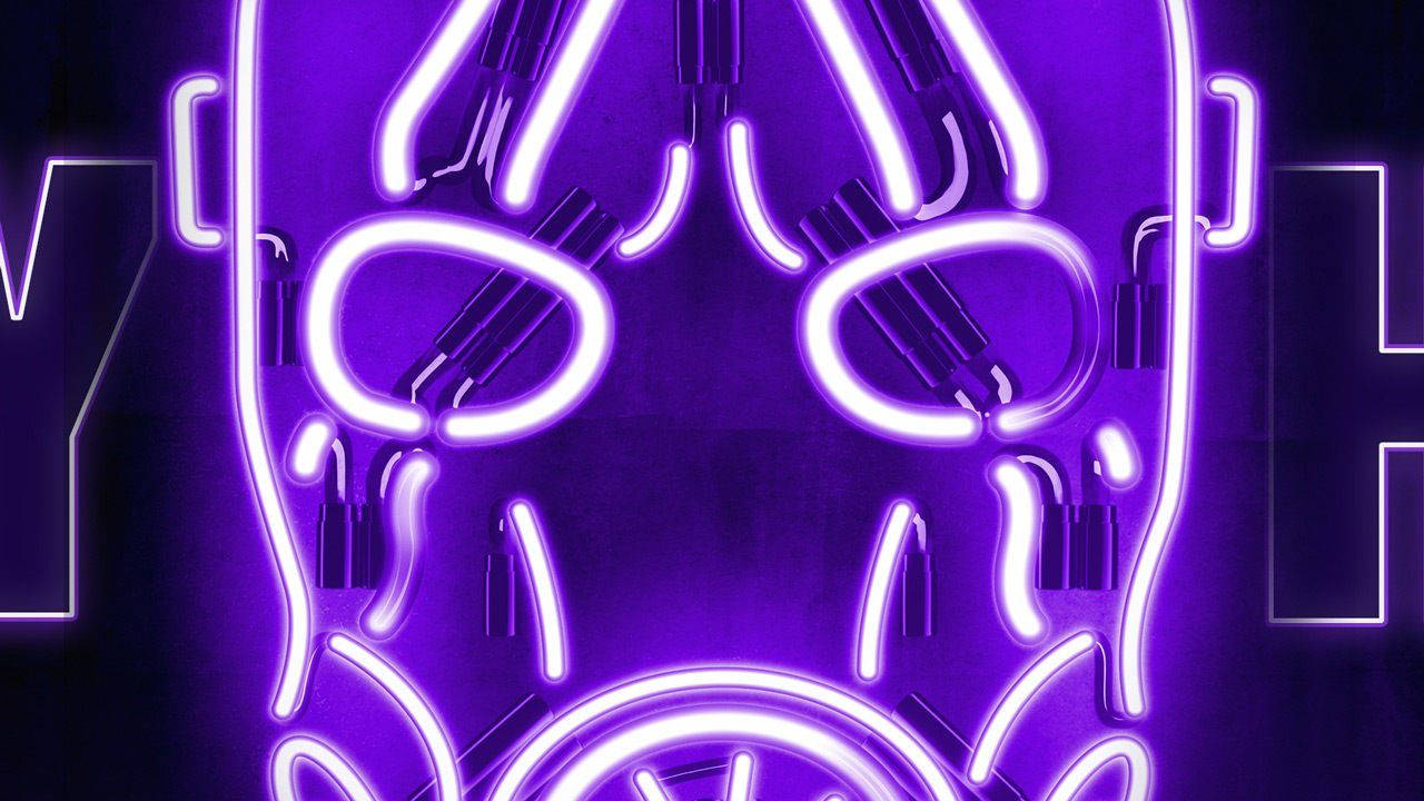 Hd Borderlands 3 Purple Psycho Mask Wallpaper