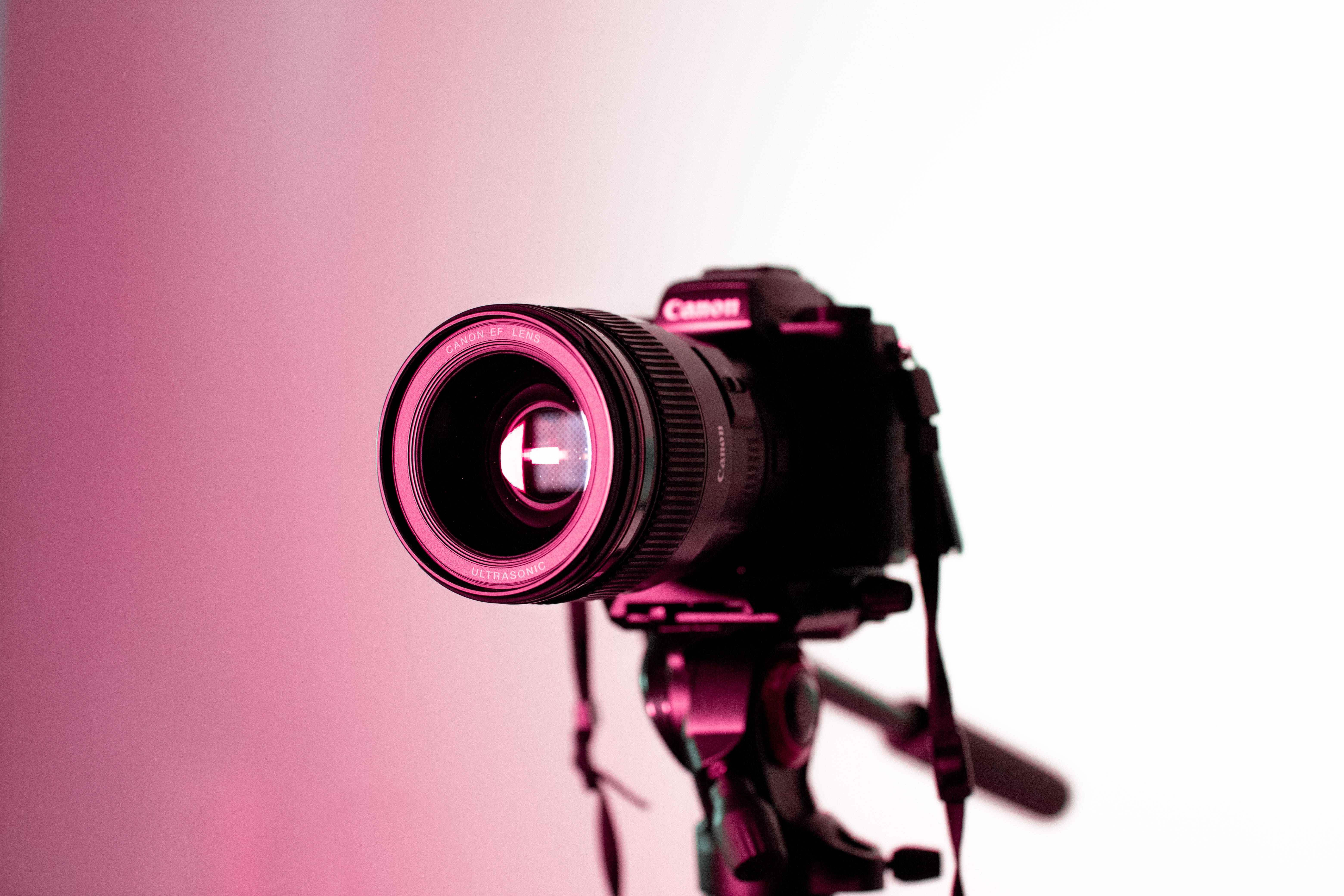 Hd Camera Dslr Pink Aesthetic Wallpaper