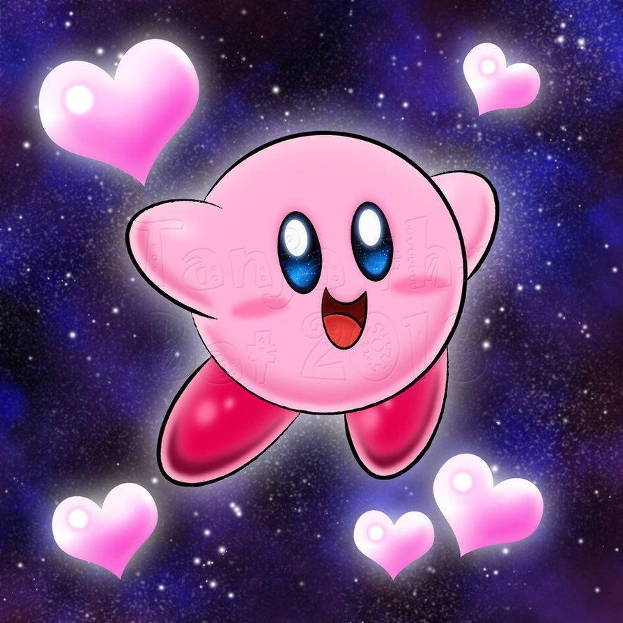 Hd Cute Pink Kirby Wallpaper