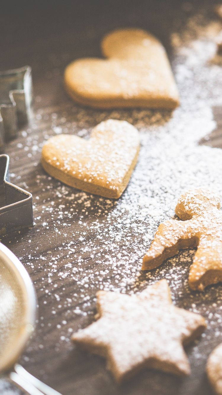 Heart Cookie Iphone Wallpaper