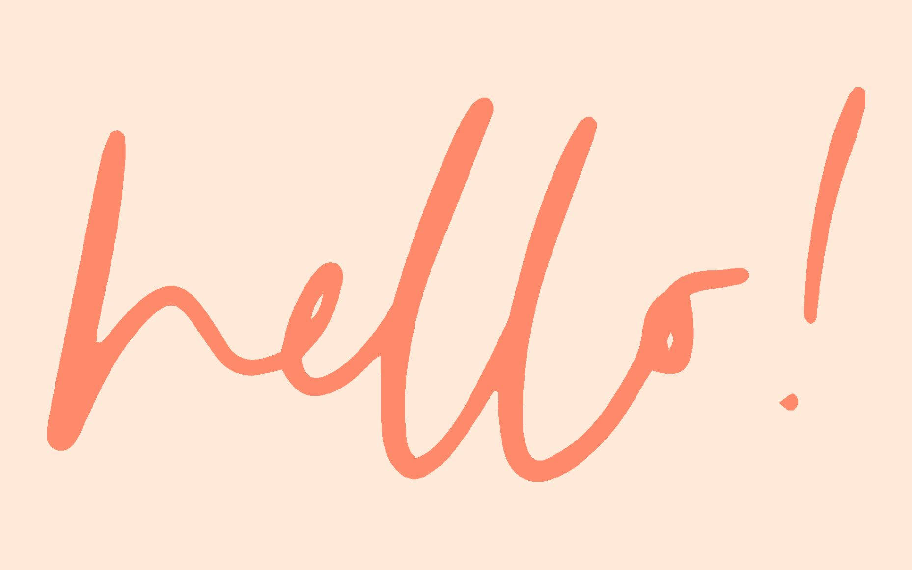 Hello Greeting In Pink Aesthetic Wallpaper