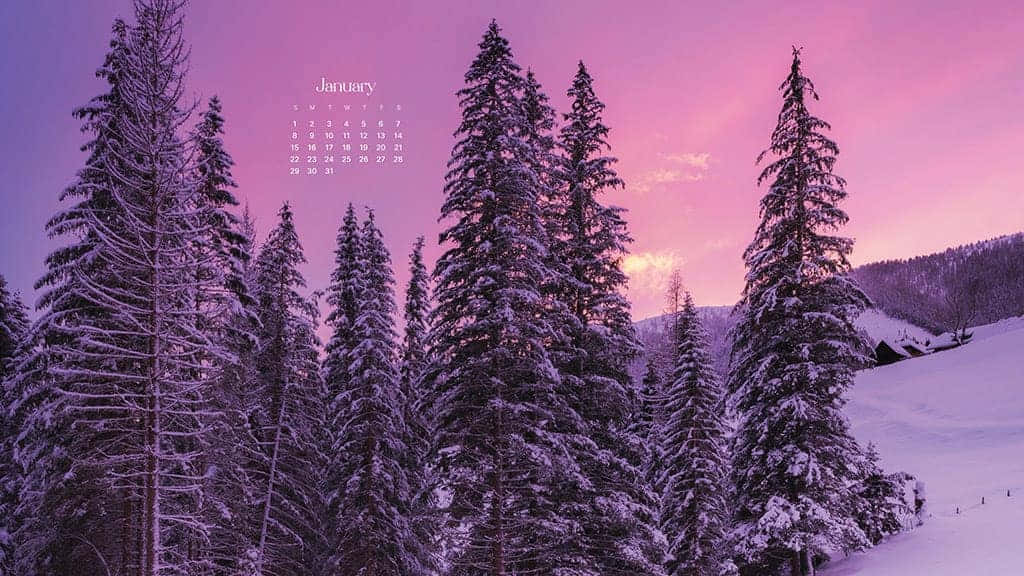 Hello January - A New Year Full Of Possibilities Wallpaper