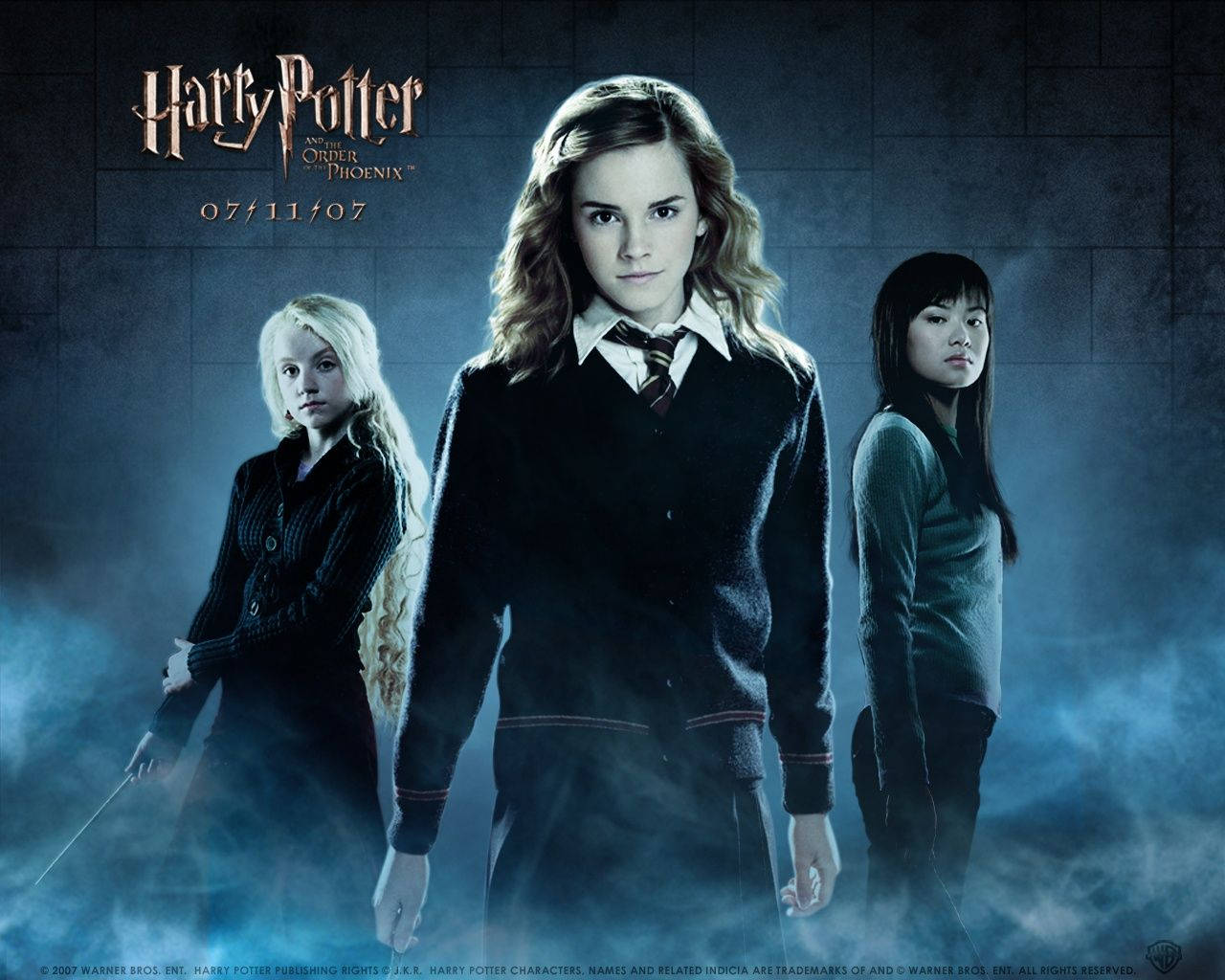 Hermione Granger And Girls In Harry Potter Wallpaper