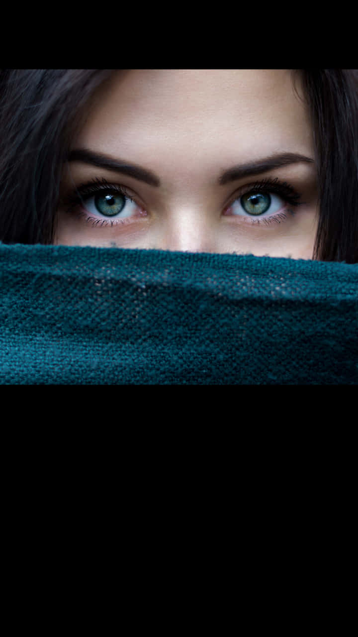 Hidden Eyes Woman Wallpaper