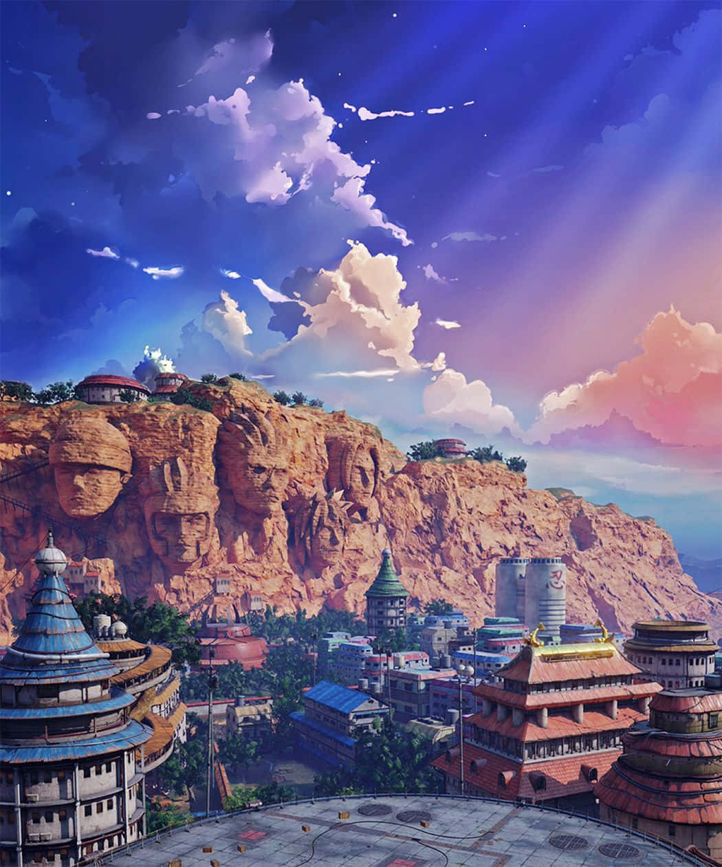 Hidden Leaf Village Konohagakure Hokage Rock Wallpaper