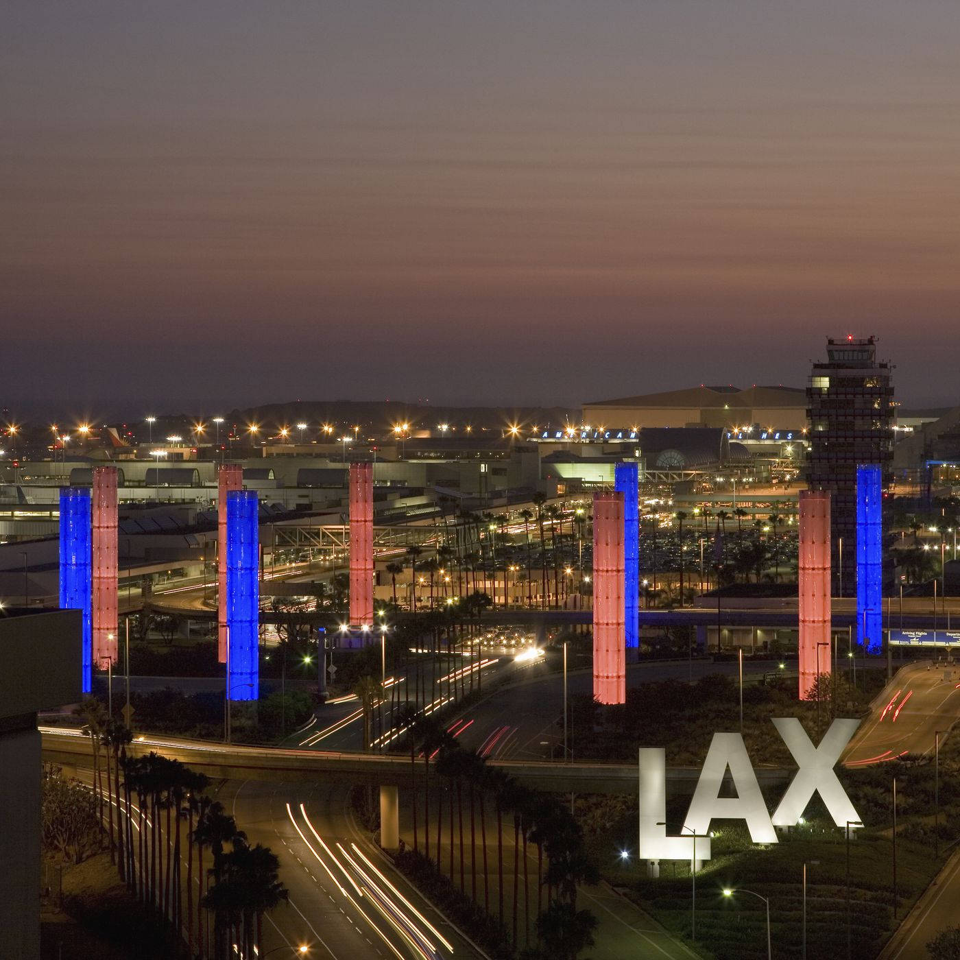 High-angle Shot Lax Terminal Wallpaper