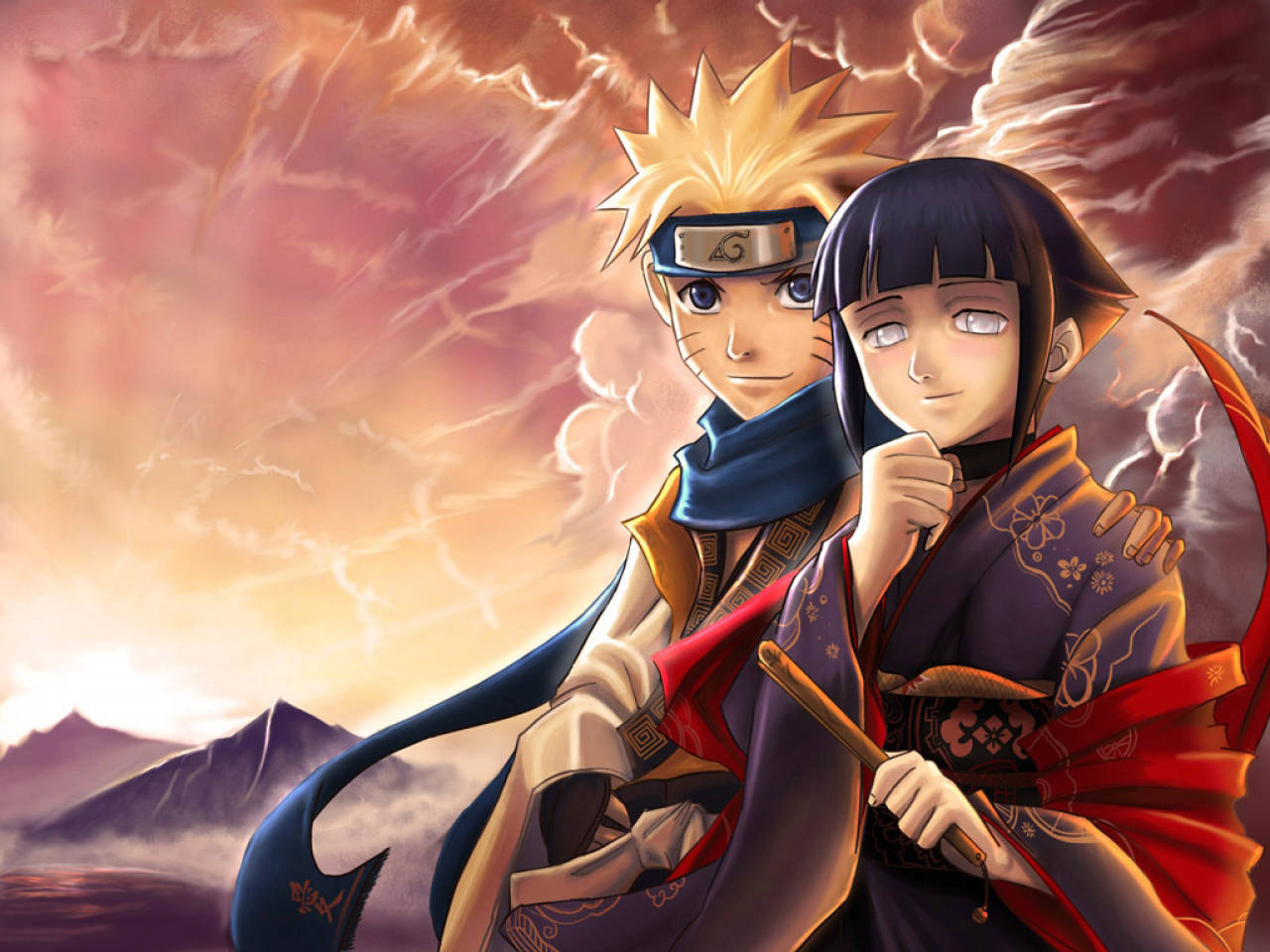 Hinata And Naruto 3d Wallpaper