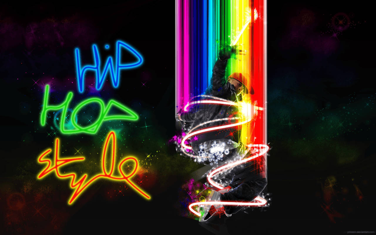 Hip Hop Rainbow Wallpaper