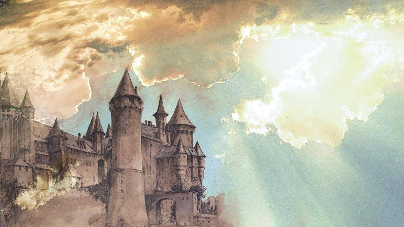 Hogwarts Castle In Sunlight Wallpaper