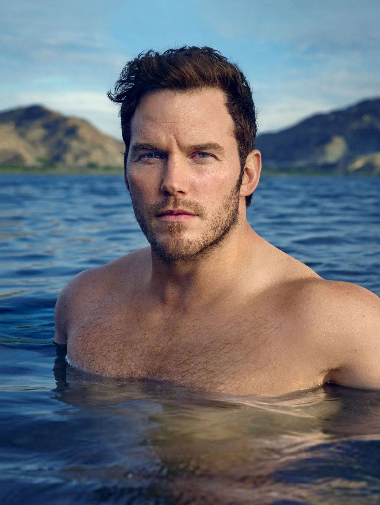 Hollywood Star Chris Pratt In A Pensive Moment Wallpaper