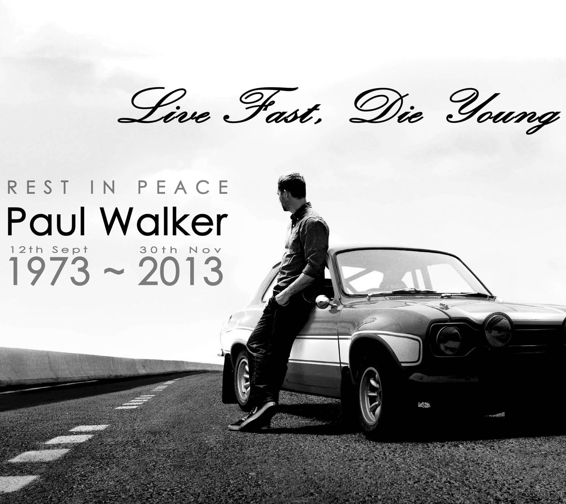 Honoring Paul Walker Wallpaper