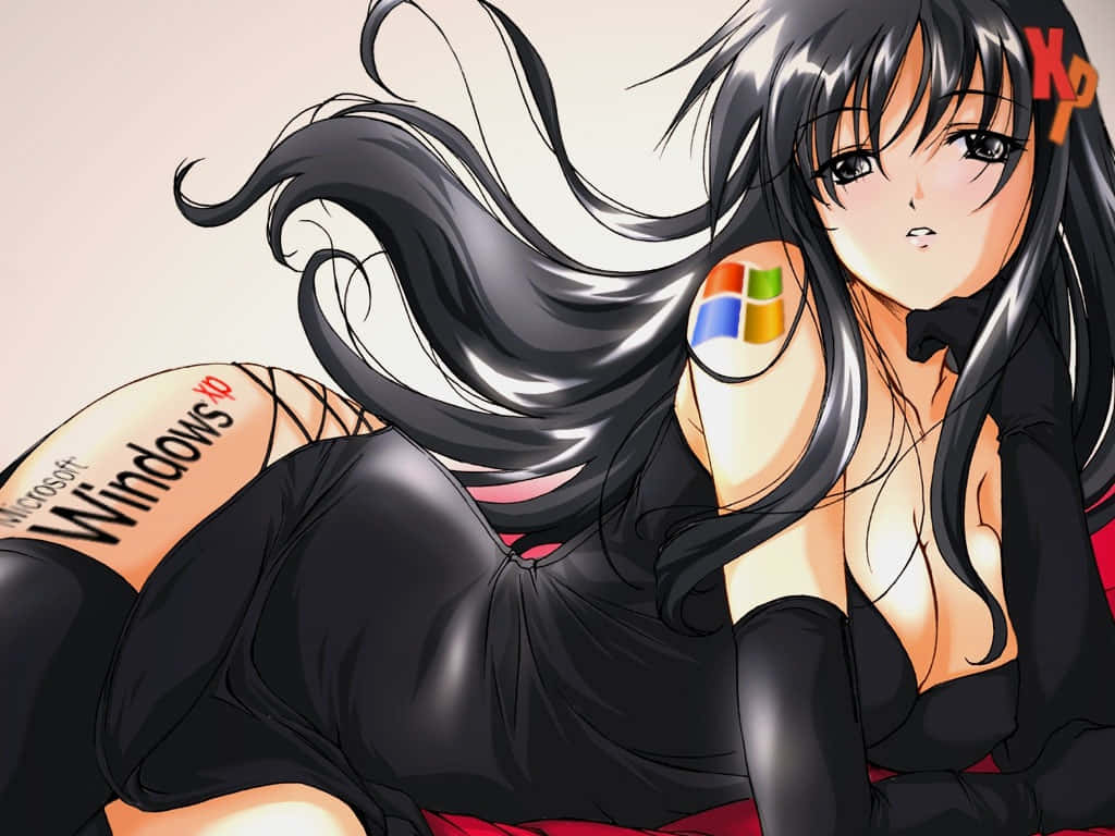Hot Anime Girl Windows Xp Wallpaper