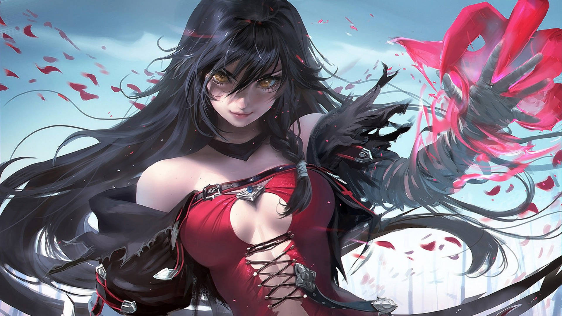 Sexy anime girl wallpaper hotsell
