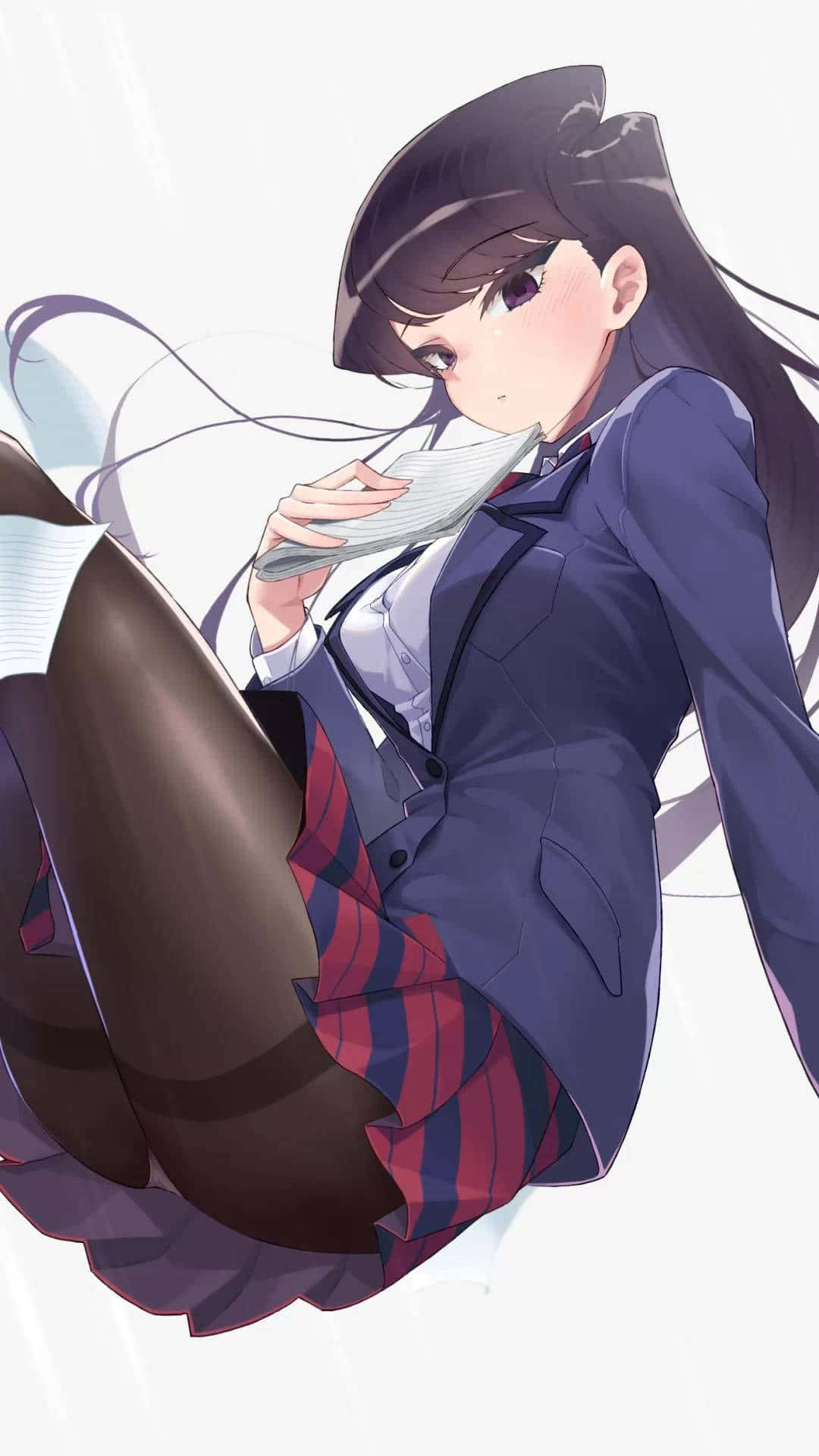 Hot Anime Komi Shouko Uniform Wallpaper