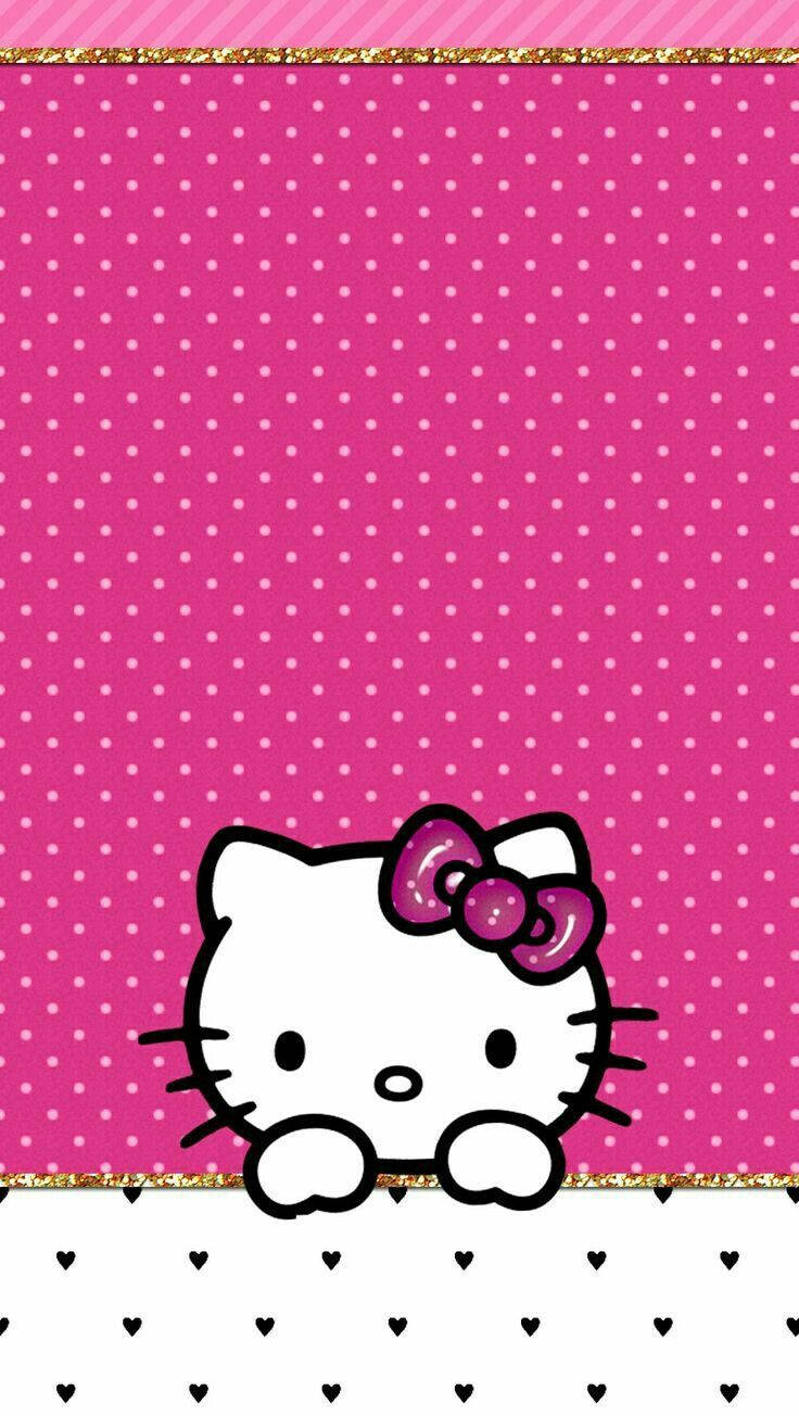 Hot Pink Hello Kitty Wallpaper