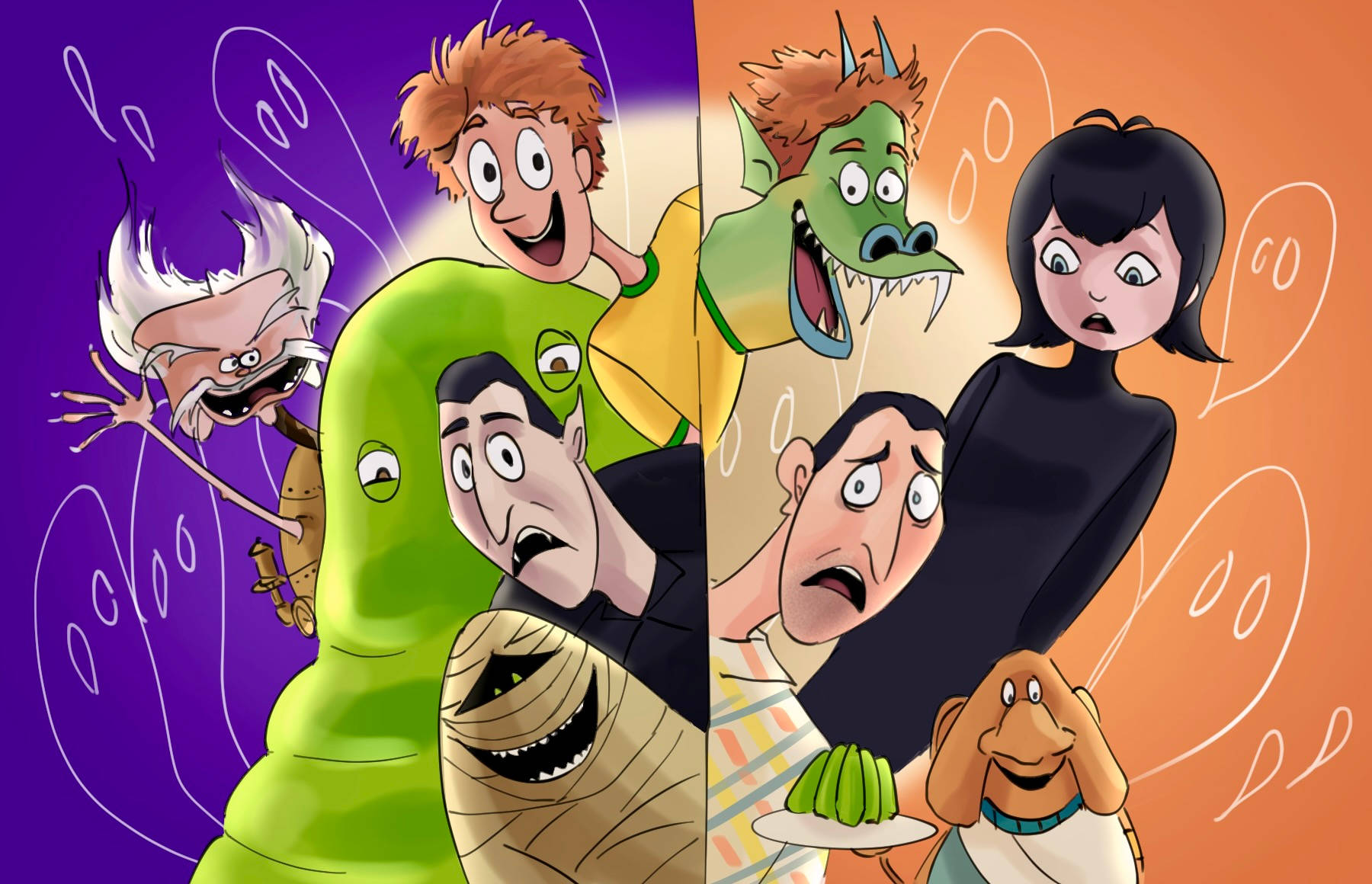 Hotel Transylvania Transformania Digital Fan Art Wallpaper