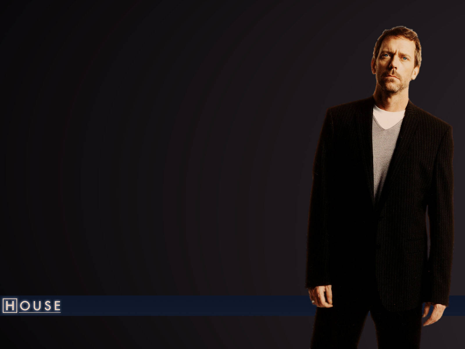 House Md Dark Background Wallpaper