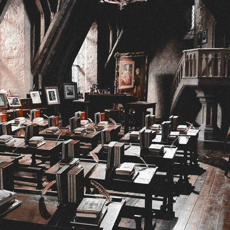 Hp Classroom Aesthetic Wallpaper